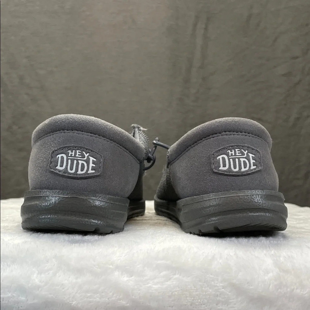 Hey Dude Kids Charcoal Moccasins